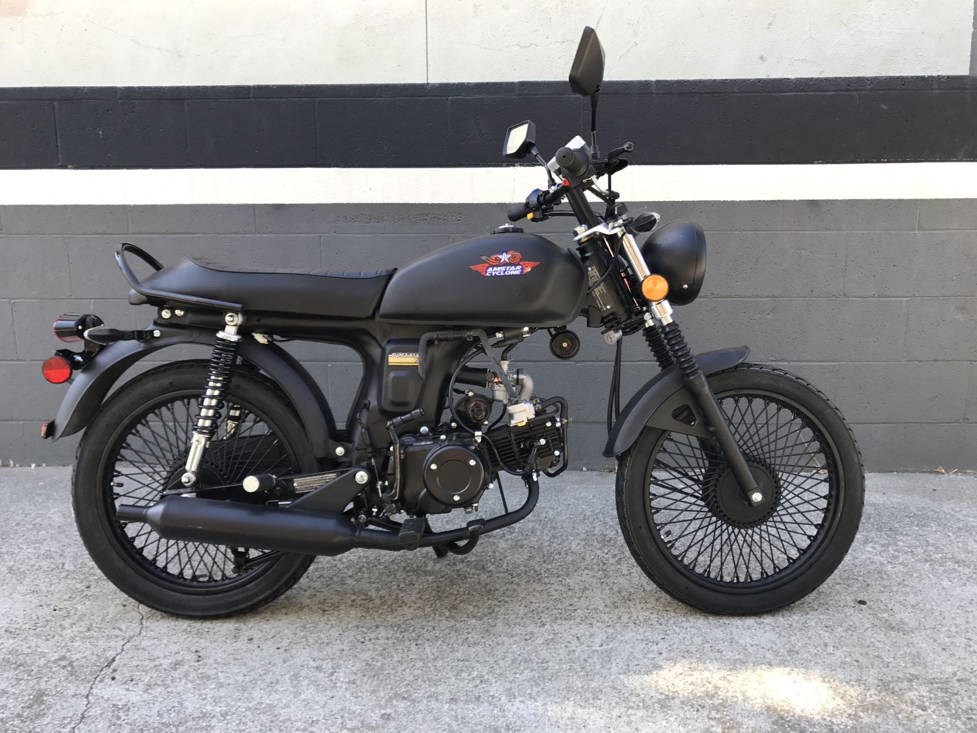 2018 Amstar Nostalgia Cafe Racer Motorcycle Moped Scooter