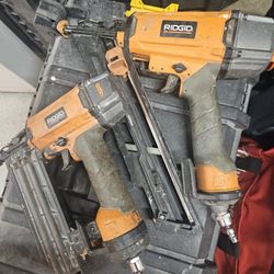 Ridgid 15 Ga Nailer And 18 Ga Finish Nailer