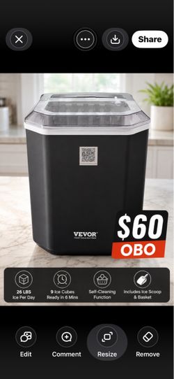 VEVOR Countertop Ice Maker Machine