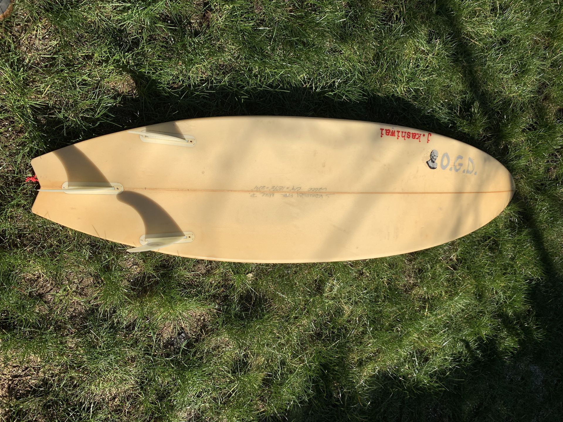 J.Kashiwai 6’4” surfboard