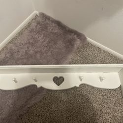 White Hanging Shelf
