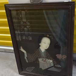 Beautiful artwork, Asian while hanging