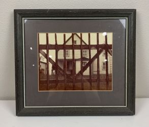 Gray Wooden Frames House Picture