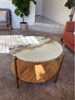 Marble coffee table