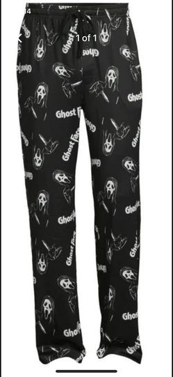 Scream Ghost Face Halloween Spooky Pajama Pants 