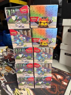 (10) Pokemon Lumiose City Mini Tin Display Sealed Cases