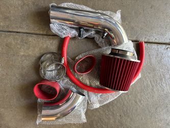 🔥 Jeep Wrangler / Cherokee 3" Performance Cold Air Intake Kit 🏎️💨 Red Filter & Couplers!