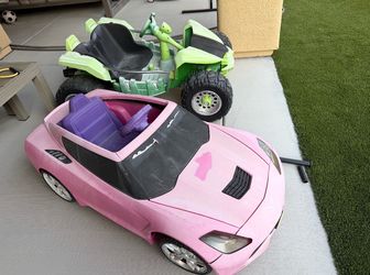 12V Power Wheels Pink Toddler Car- No Battery Included