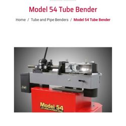 Jd Squared Model 54 Tube / Pipe Bender