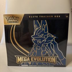 Pokemon TCG Mega Evolution Lucario ETB *New/Factory Sealed*