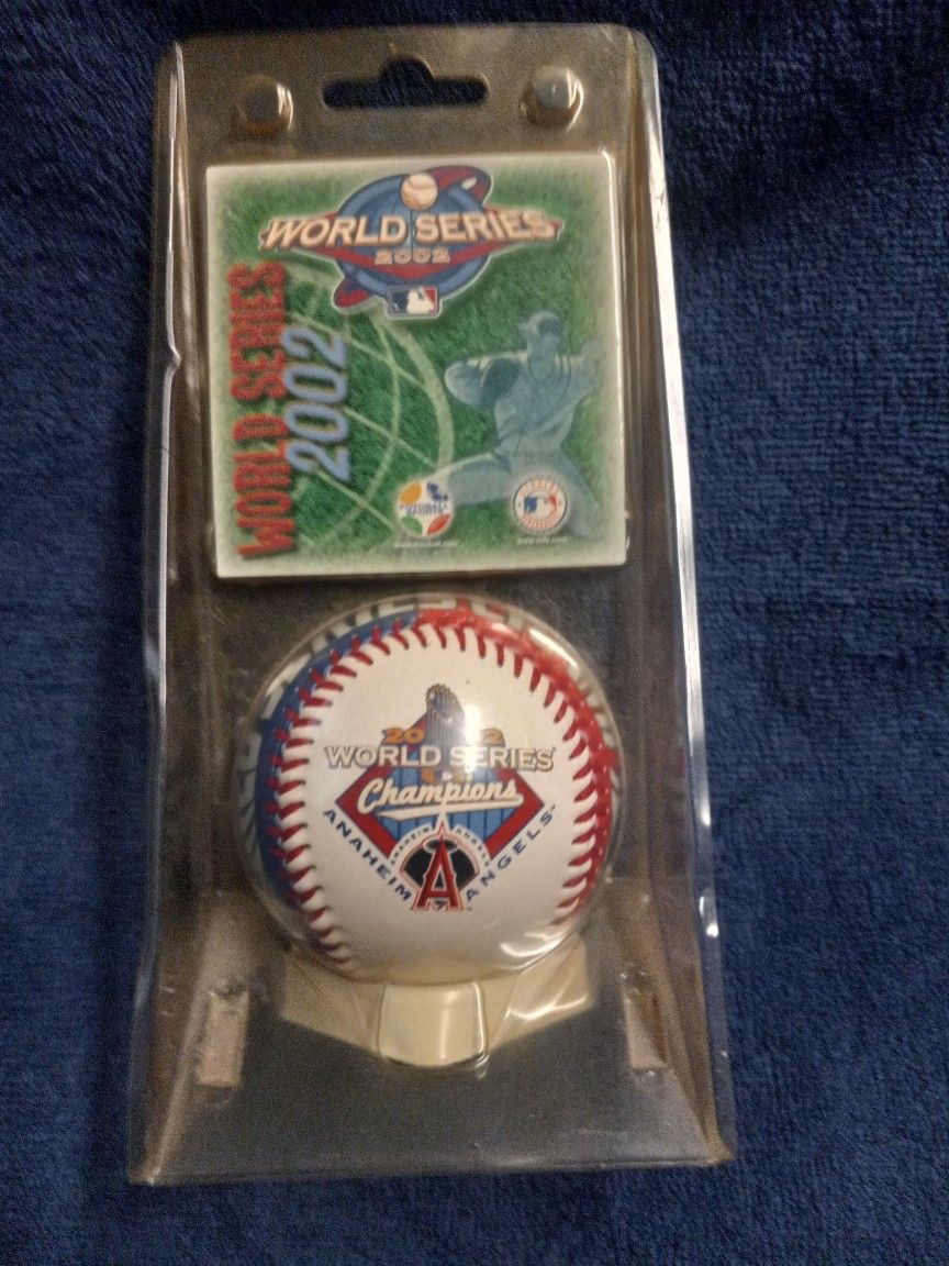 2002 Angel's World Series Baseball