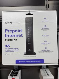 Xfinity prepaid Internet