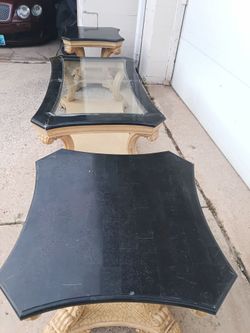 Vintage coffee table and end table
