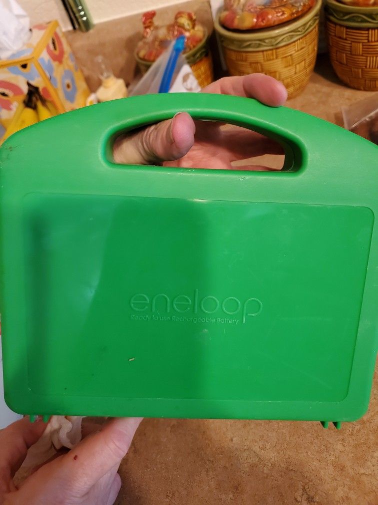 Eneloop Rechargeable Batteries And Case