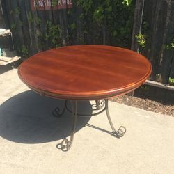 Real wood round Dining Room Table