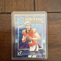 2024 Panini Donruss Bo Nix Retro Rated Rookie #19