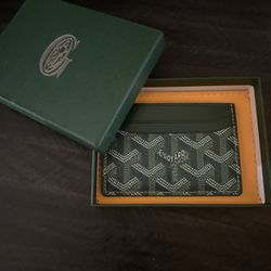 Green Goyard Wallet