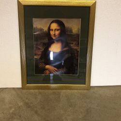 Frame Mona Lisa Print