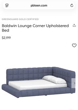 Pottery Barn Teen Baldwin Lounge Corner Bed
