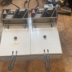 Electric fryer Double Cylinder 