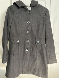 Lady’s Coat Gray Color Large Sz 