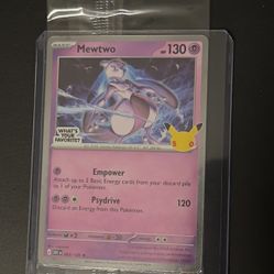 Mewtwo 30th Anniversary Promo 