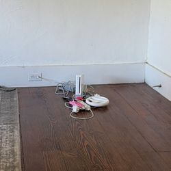 Wii With 2 Controls And All Parts No Games