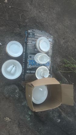 Old Gold Rimmed China Set