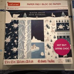 Winter Scrapbook Paper -2 Available 