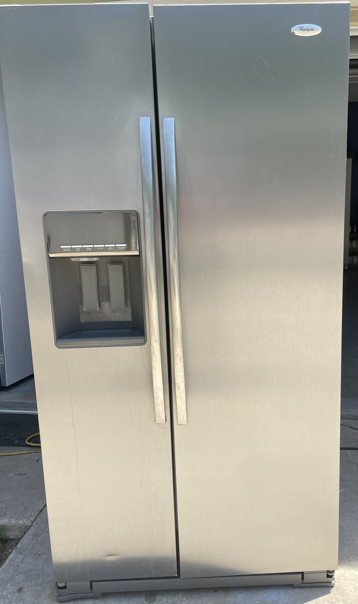 Whirlpool Stainless Side by Side Fridge
