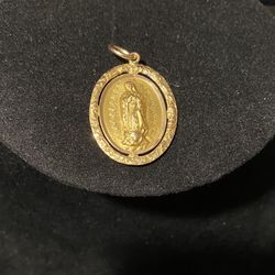 14K Lady Of Guadalupe Pendant