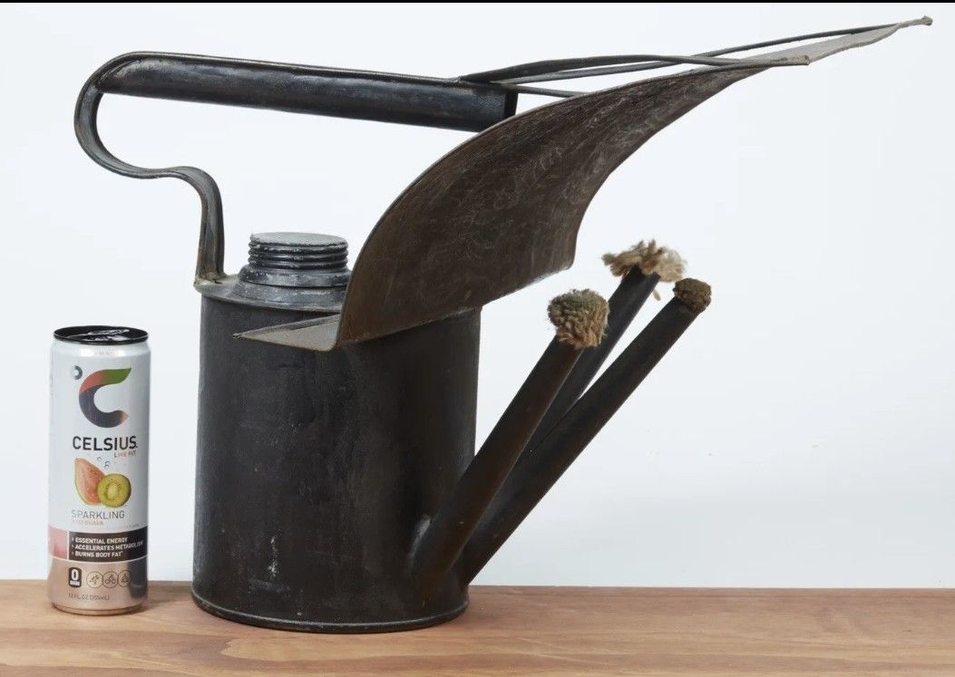Very Rare Antique Railroad Kerosene Torch Oil Keeosene Lamp