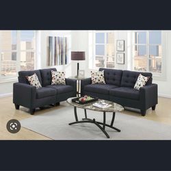 Sofa & Loveseat On Clearance $599.99 ( Pillows Included) 