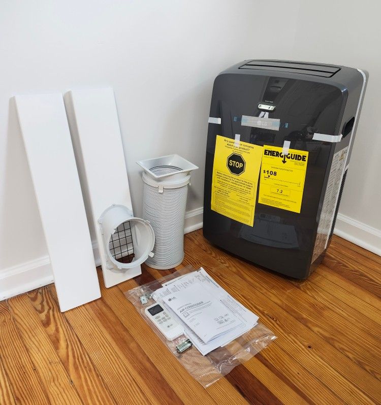 8,000 (DOE) BTU 115-Volt Portable Air Conditioner Cools 350 Sq. Ft. with Dehumidifier & Wi-Fi