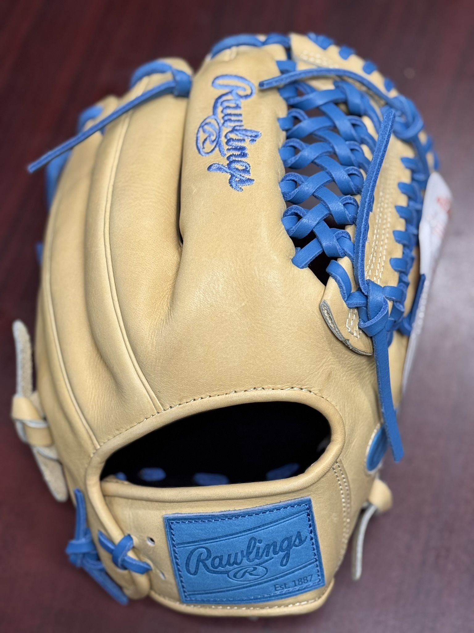 Rawlings HOH 11.75” Blonde/Blue PROR205-4CCCB Modified Trap Glove