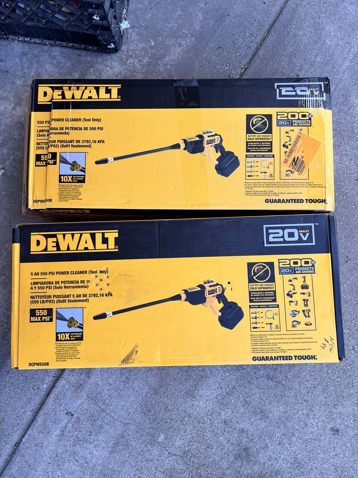 Dewalt 20v Max 550 PSI Power Cleaner TOOL ONLY