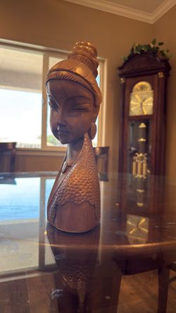 African wood carving