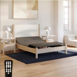 New Adjustable Comfort Classic Adjustable Base, Twin XL, Head & Foot Incline
Wireless Remote, Three Leg Heights, and USB Ports-Ergonomic