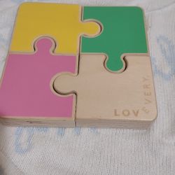 Lovevery Four Piece Wooden Puzzle