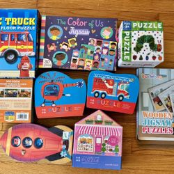 Collection Of 9 Puzzles for 3-4 Year Old