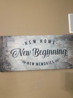 42 inch new home canvas wall decoration