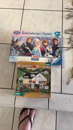 1000 piece puzzle, Elsa and Anna puzzle 200 pieces