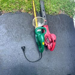 Power Hedge Trimmer & Craftsman Air Blower Yardwork Package