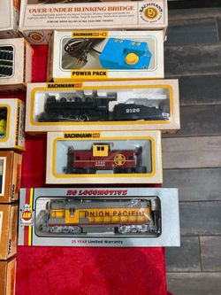Vintage toy train cars