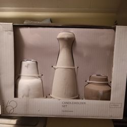 3 Piece Candle Holder Set From Target For TAPER Candles