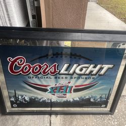 Coors Light NFL Mirror Picture Frame