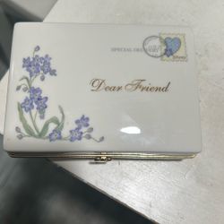 Dear Friend Porcelain Music Box