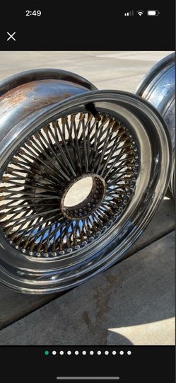 Set of 15”s wire wheels