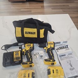 DeWalt 20V Brushless Drill + Impact Combo — Factory Reconditioned — Irvine