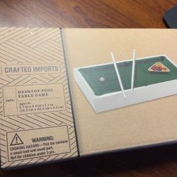 Crafted imports desktop pool table game